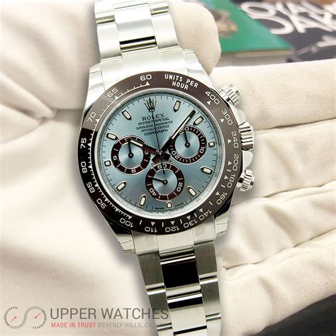 rolex daytona white gold diamond bezel|rolex platinum daytona 116506.